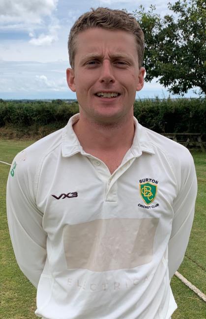 Jack Davies - 57 not out in vain for Burton